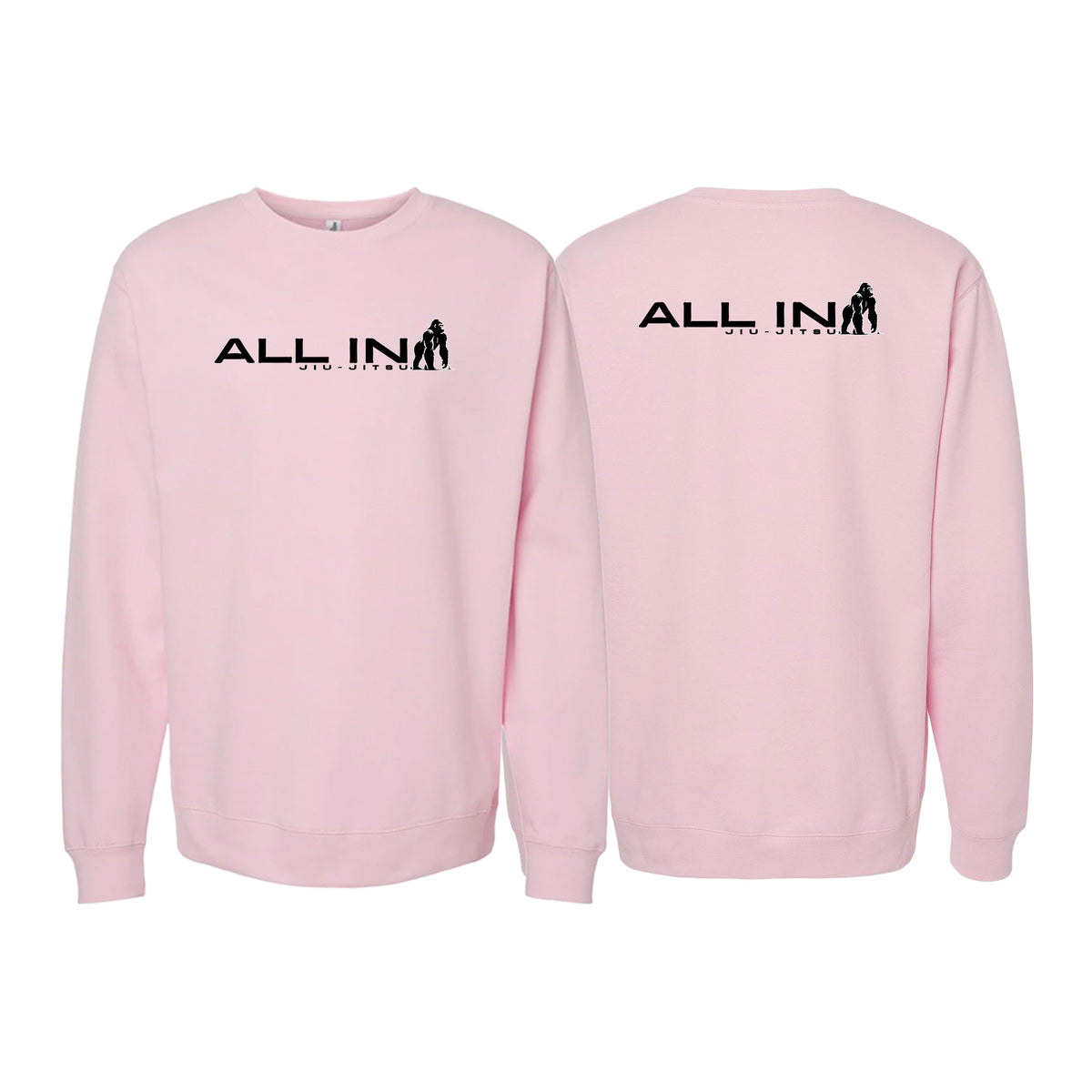 ALL IN Jiu Jitsu Academy Crewneck Sweatshirt #8086 B