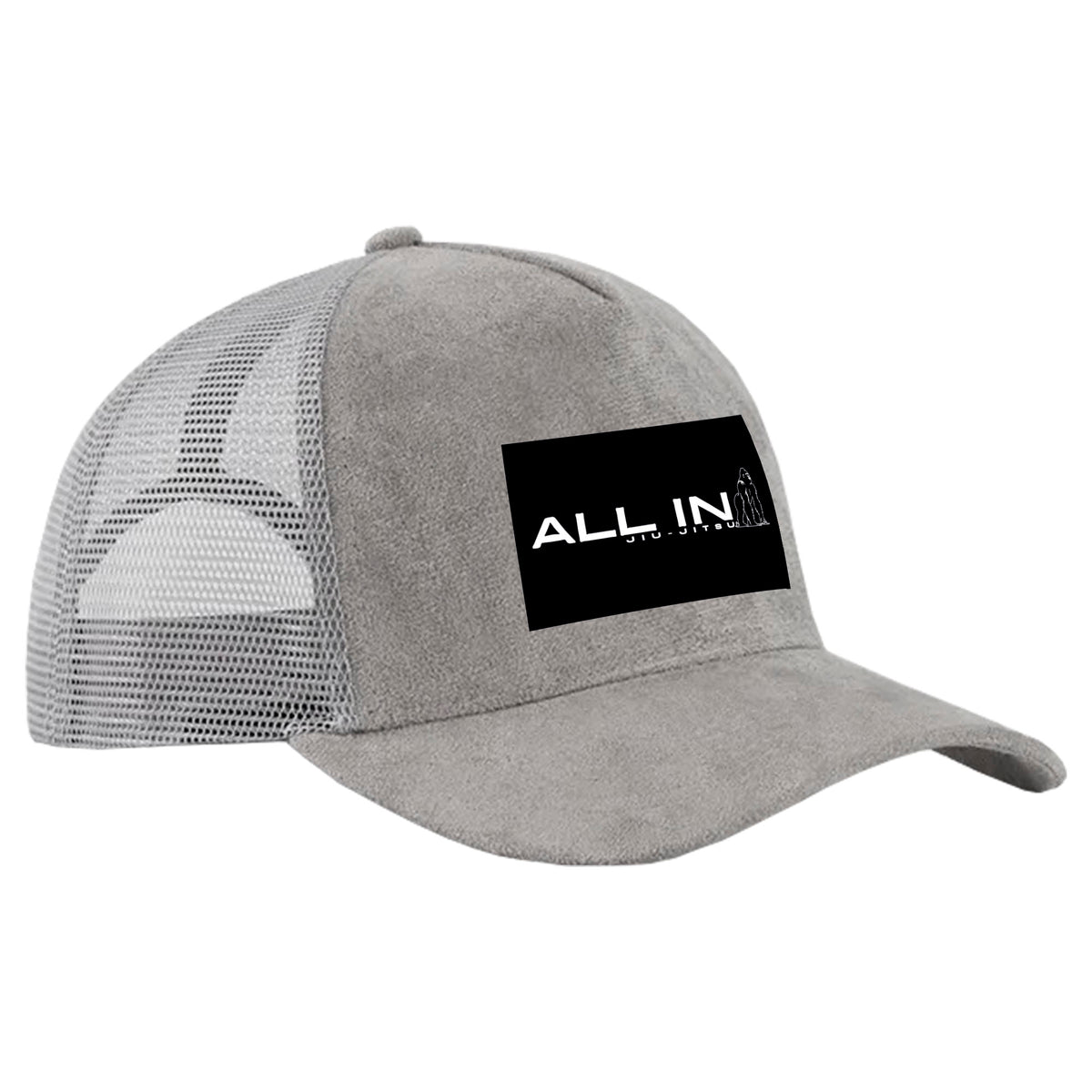 ALL IN Jiu Jitsu Suede Trucker Hat #8086 B