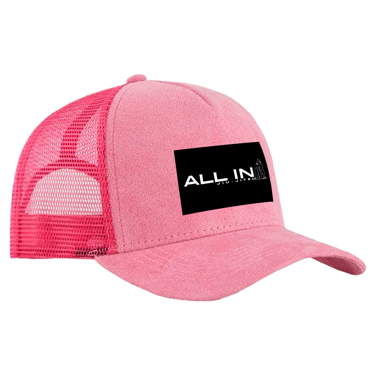 ALL IN Jiu Jitsu Suede Trucker Hat #8086 B