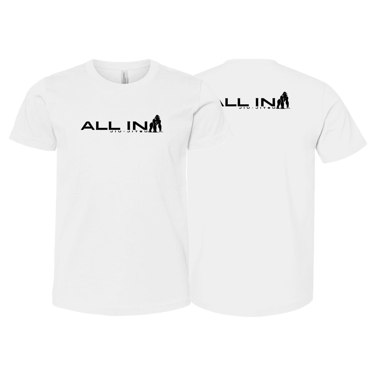 ALL IN Jiu Jitsu Academy Kids Shirts #8086 B