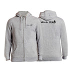 ALL IN Jiu Jitsu Academy Zip-Up Hoodies #8086 C