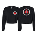 Spear Jiu Jitsu Women's Cropped Crewneck Sweatshirt #8087 A