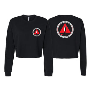 Spear Jiu Jitsu Women's Cropped Crewneck Sweatshirt #8087 A