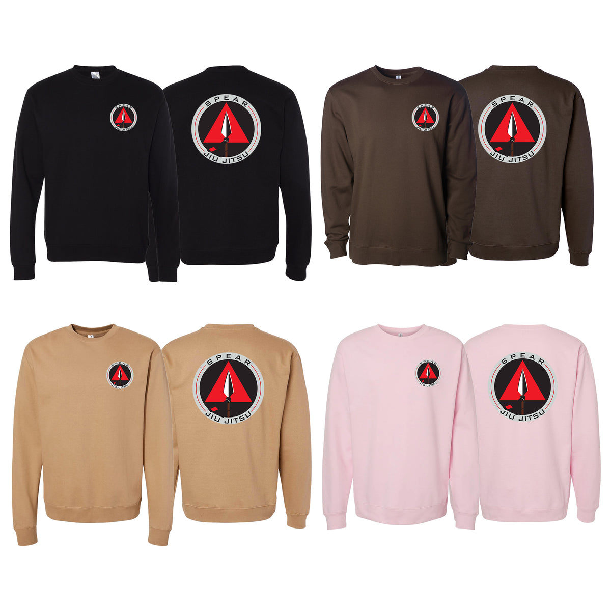 Spear Jiu Jitsu Academy Crewneck Sweatshirt #8087 A