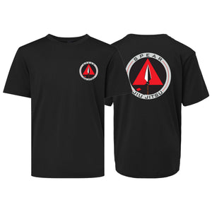 Spear Jiu Jitsu Academy Dry Fit Kids Shirts #8087 A