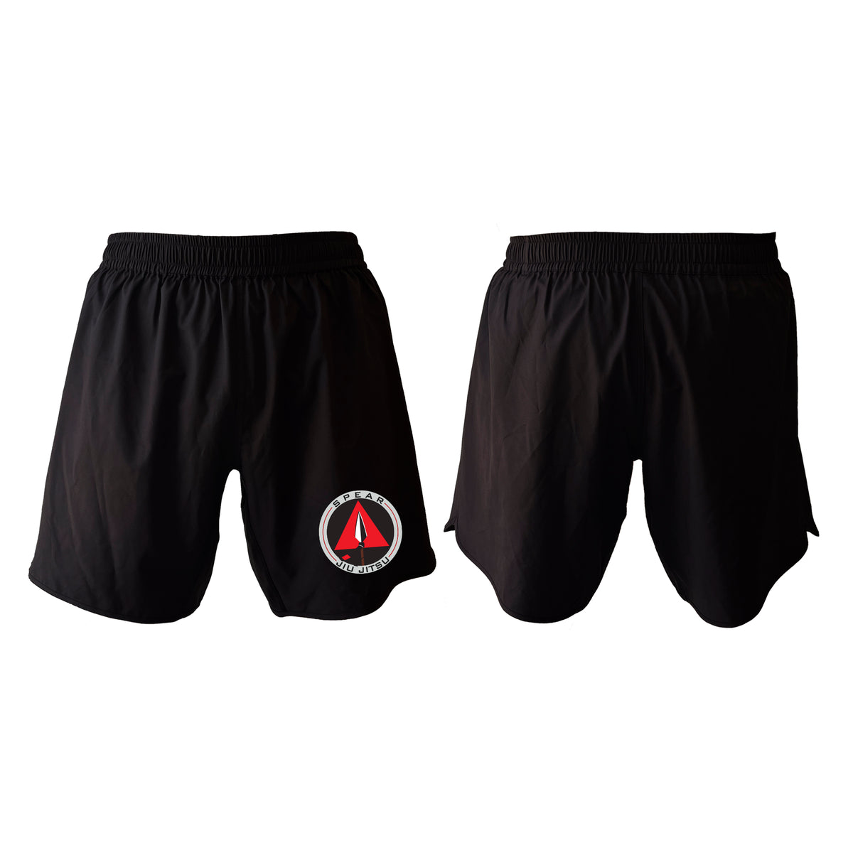 Spear Jiu Jitsu All Black Custom Shorts 2.0 #8087 A
