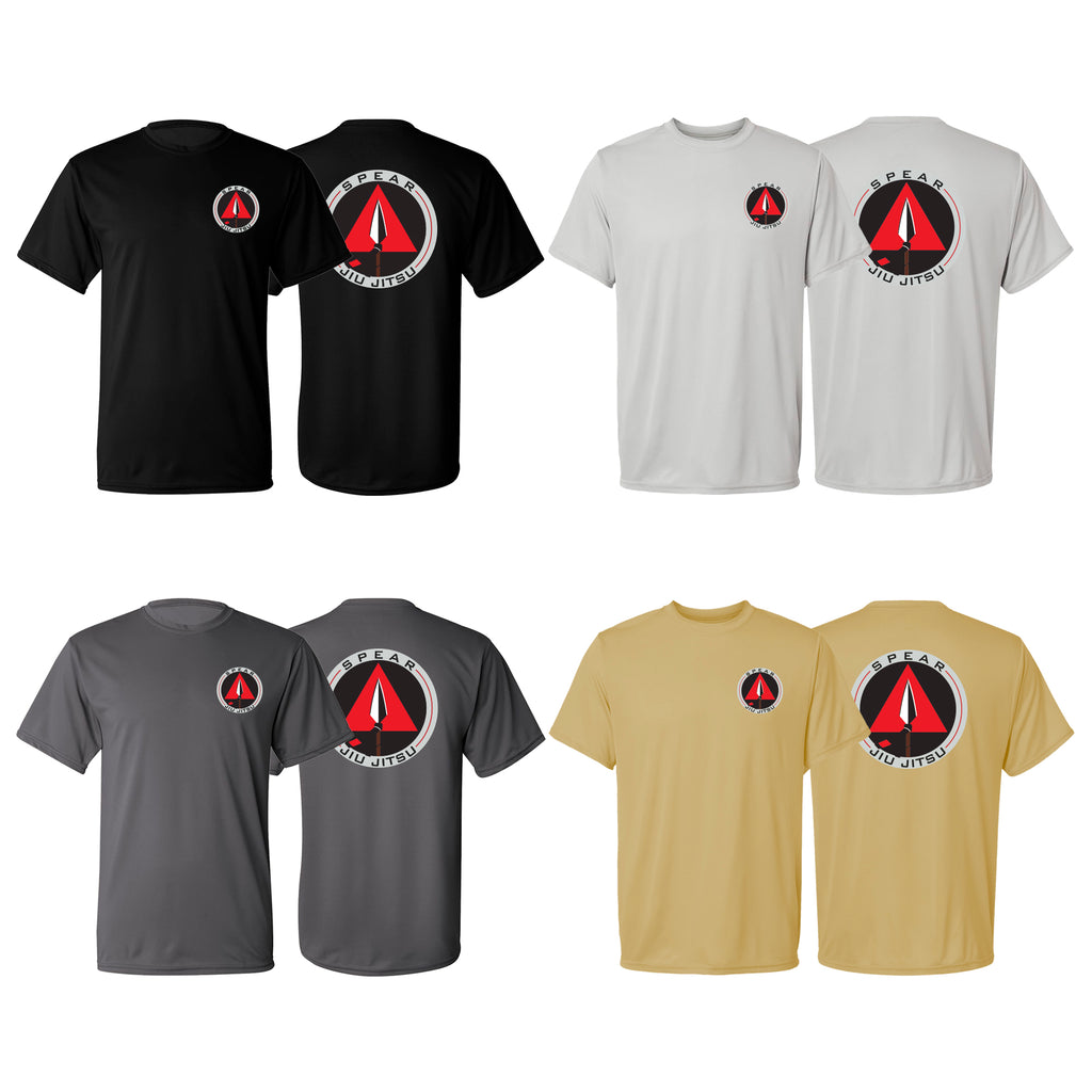 Spear Jiu Jitsu Academy Dry Fit Shirts #8087 A