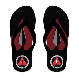 Spear Jiu Jitsu Academy Flip Flops #8087 A