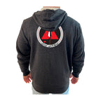 Spear Jiu Jitsu Academy Sherpa Lined Zip-Up Hoodie #8087 A
