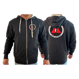 Spear Jiu Jitsu Academy Sherpa Lined Zip-Up Hoodie #8087 A