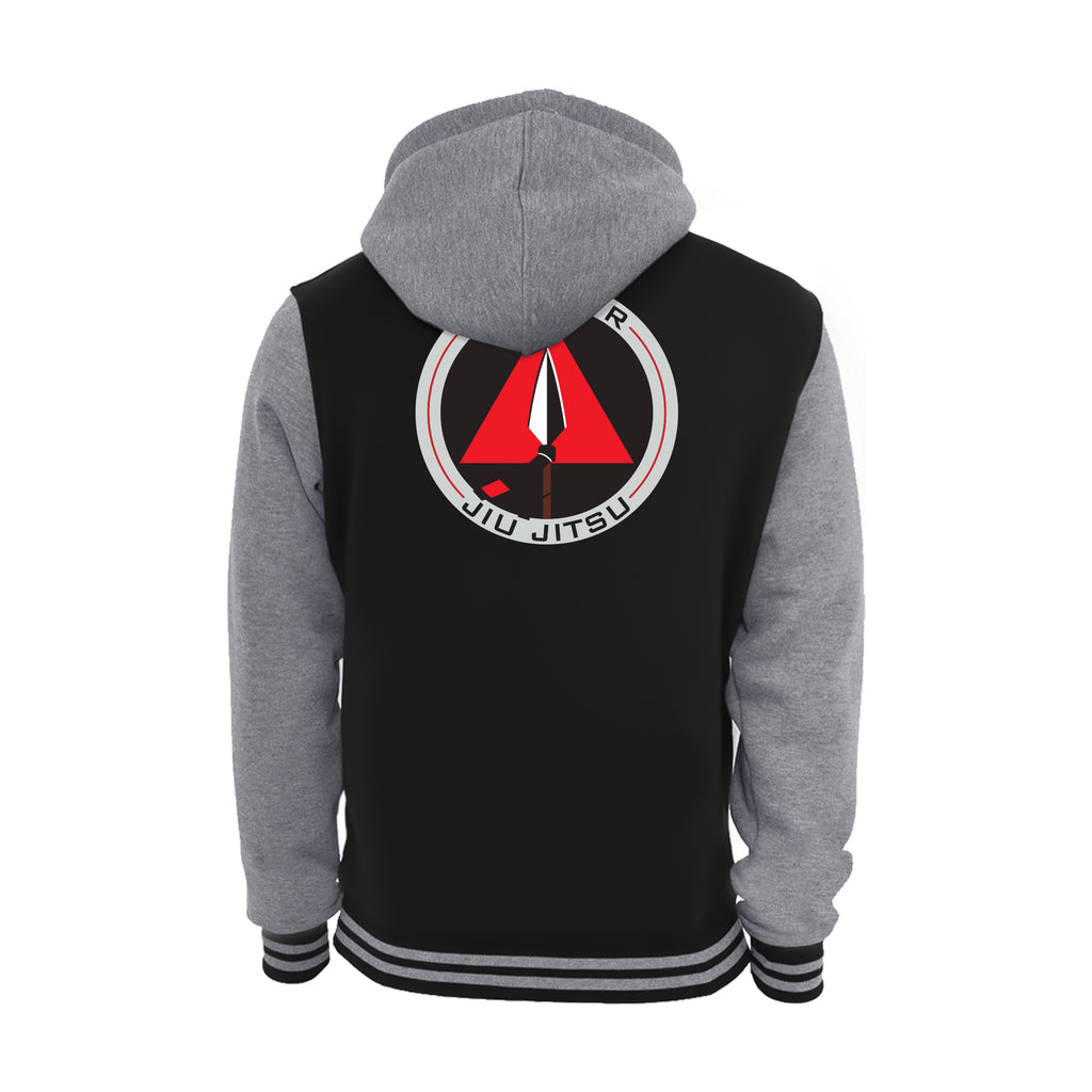 Spear Jiu Jitsu Academy Varsity Zip-Up Hoodies #8087 A