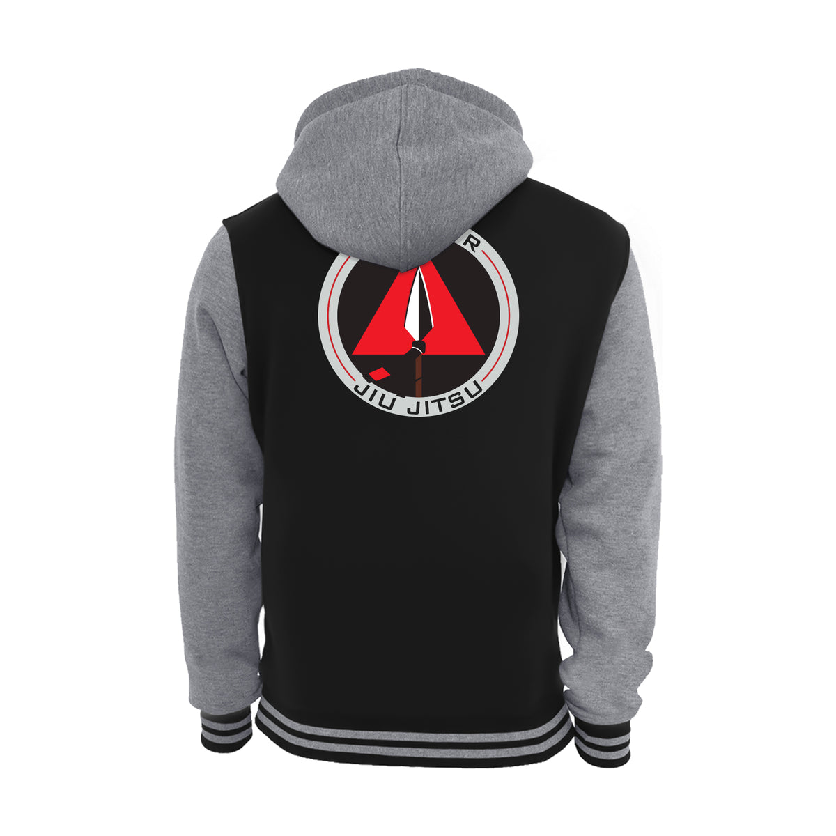 Spear Jiu Jitsu Academy Varsity Zip-Up Hoodies #8087 A