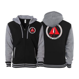 Spear Jiu Jitsu Academy Varsity Zip-Up Hoodies #8087 A
