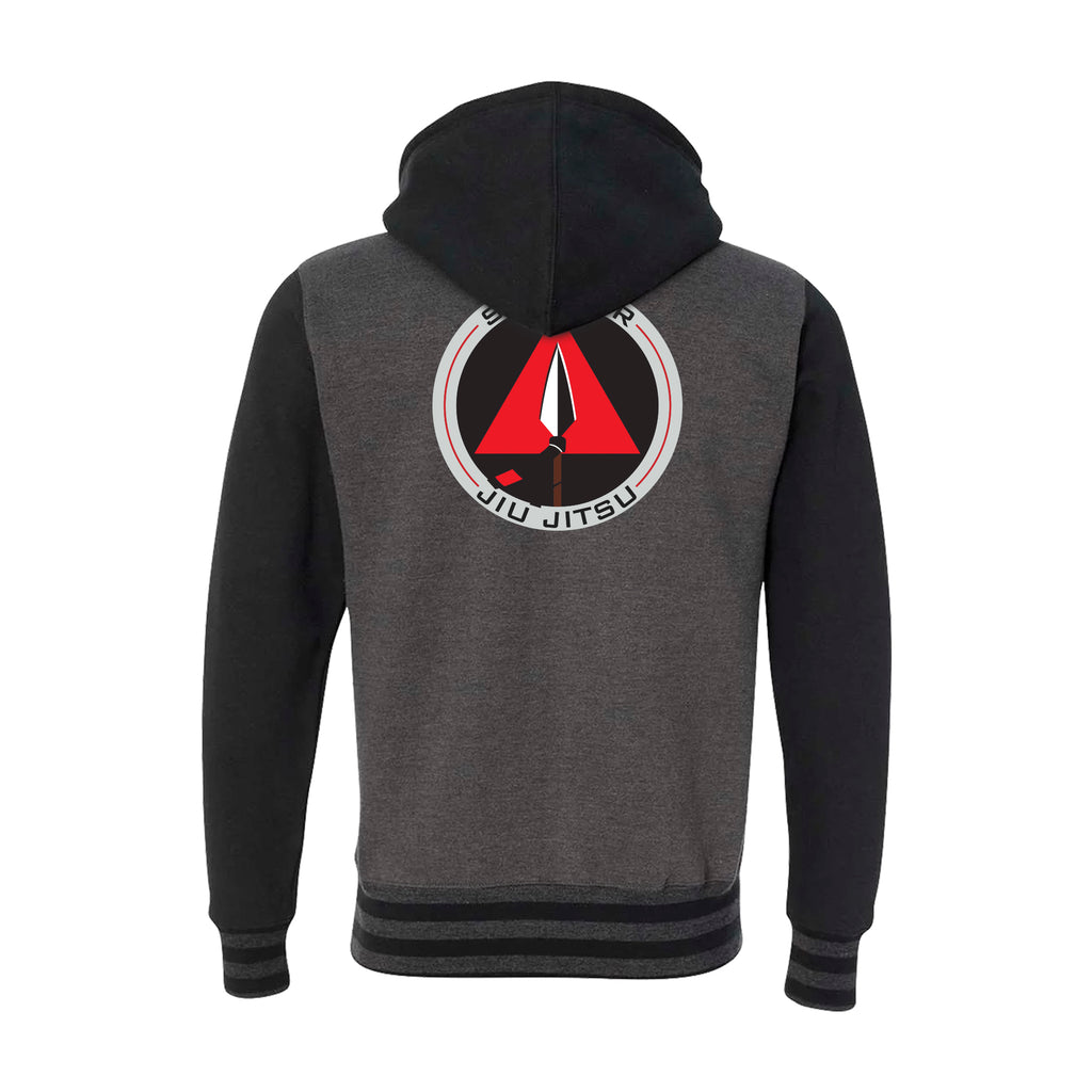 Spear Jiu Jitsu Academy Varsity Zip-Up Hoodies #8087 A
