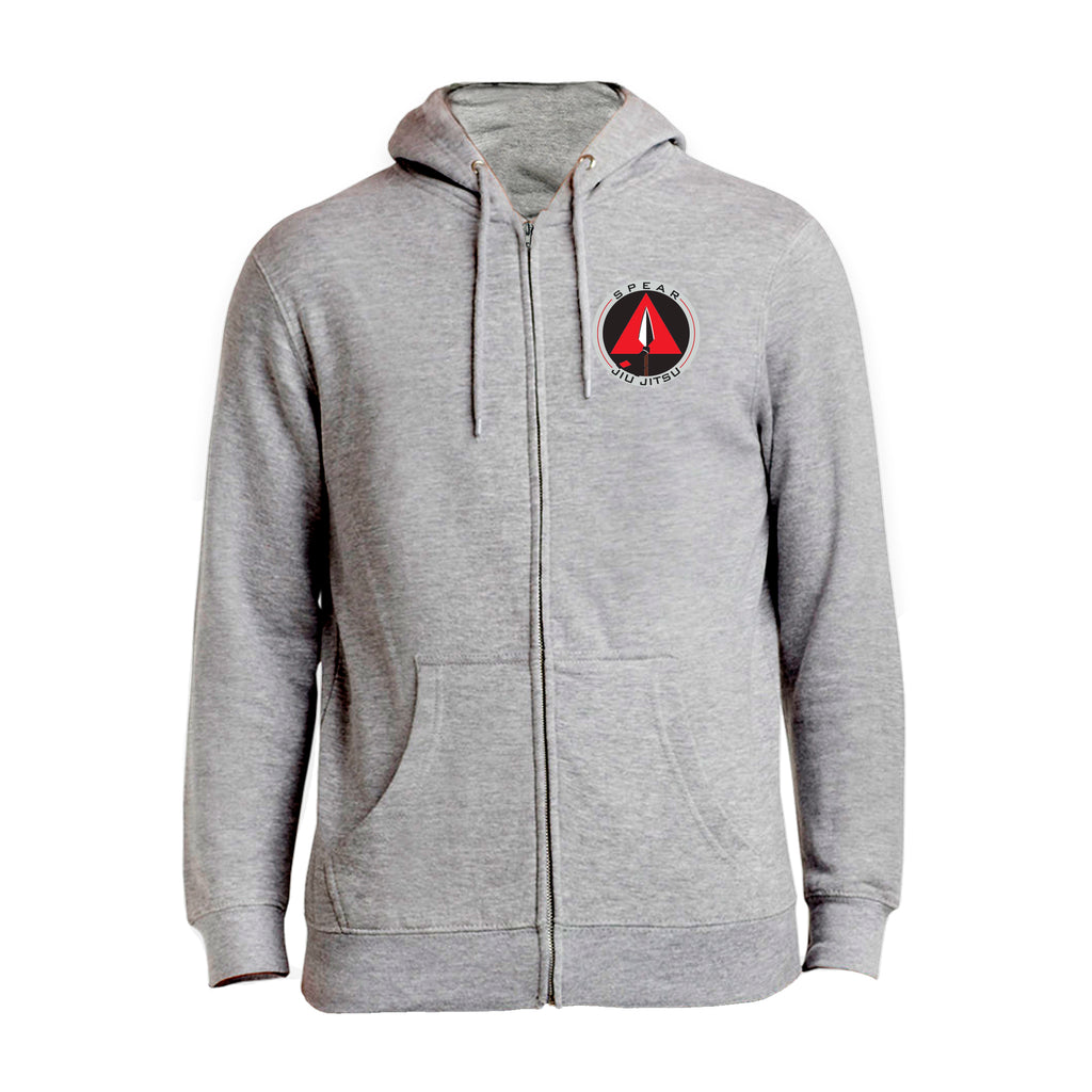 Spear Jiu Jitsu Academy Zip-Up Hoodies #8087 A