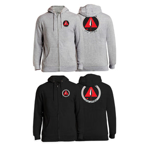Spear Jiu Jitsu Academy Zip-Up Hoodies #8087 A