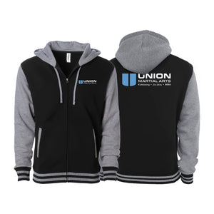 Union Martial Arts Academy Varsity Zip-Up Hoodies #8088 A
