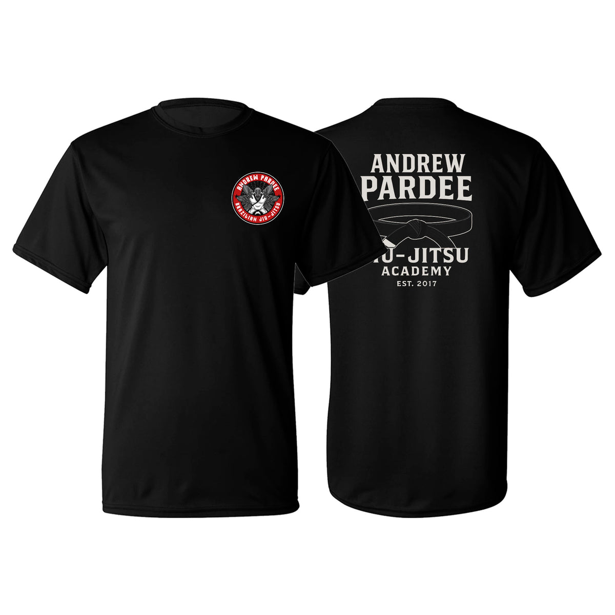 Andrew Pardee Brazilian Jiu-Jitsu Academy Dry Fit Shirts #8089 A