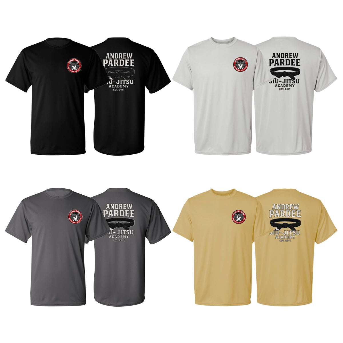 Andrew Pardee Brazilian Jiu-Jitsu Academy Dry Fit Shirts #8089 A