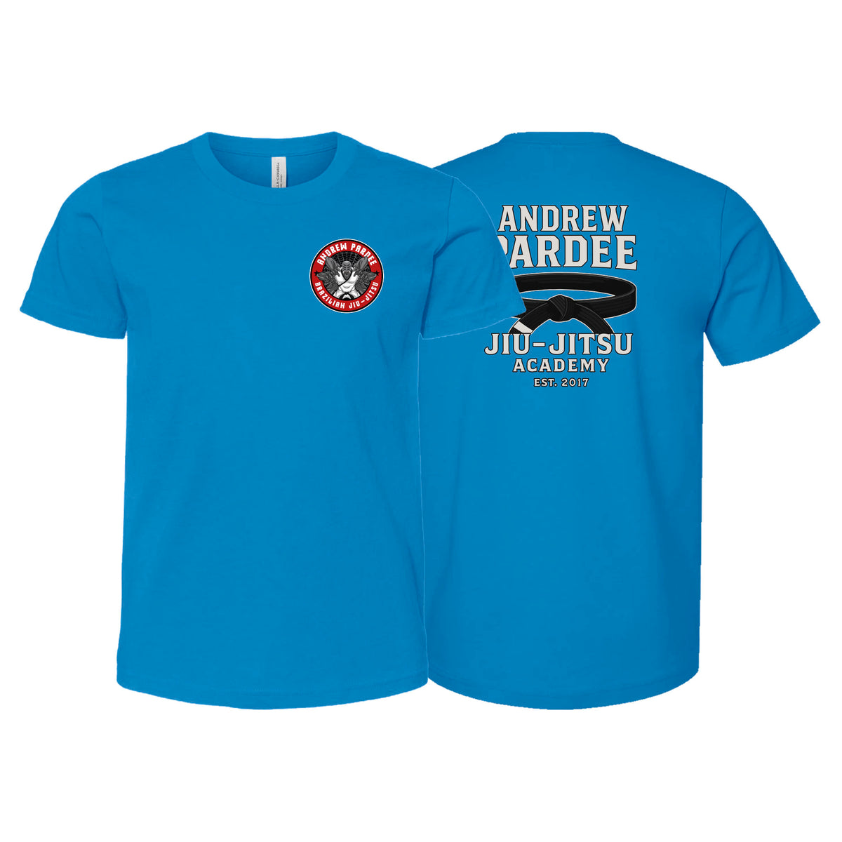 Andrew Pardee Brazilian Jiu-Jitsu Academy Kids Shirts #8089 A