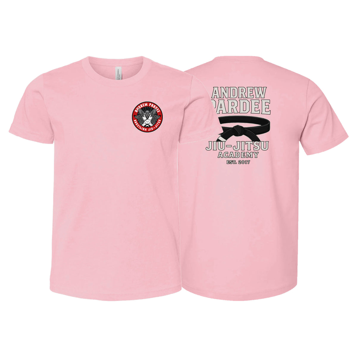 Andrew Pardee Brazilian Jiu-Jitsu Academy Kids Shirts #8089 A