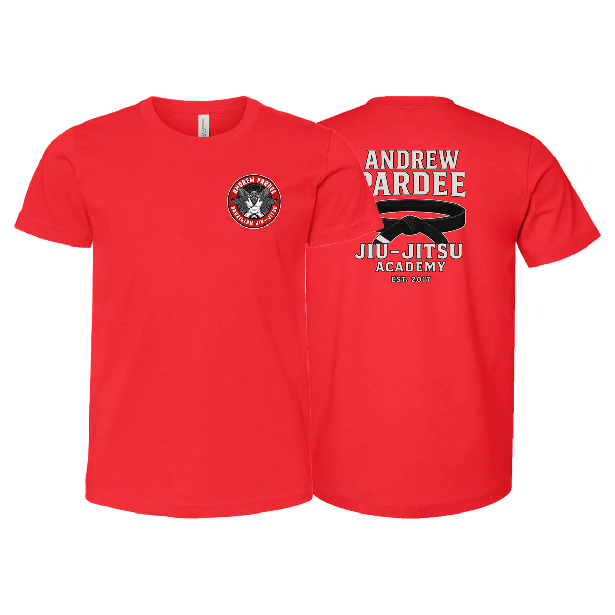 Andrew Pardee Brazilian Jiu-Jitsu Academy Kids Shirts #8089 A