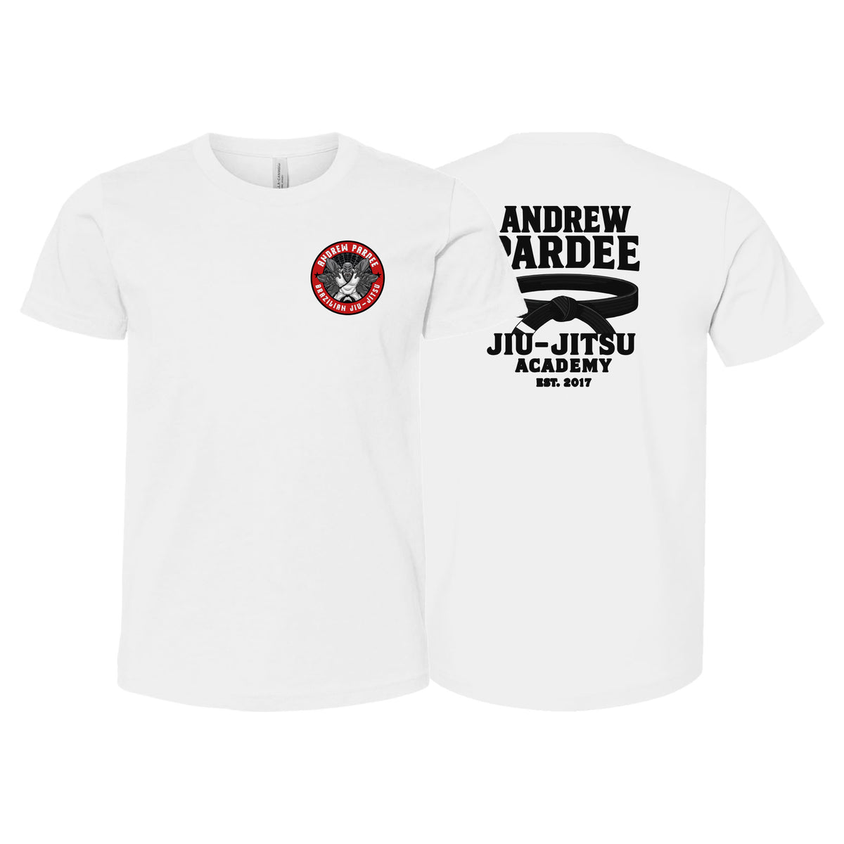 Andrew Pardee Brazilian Jiu-Jitsu Academy Kids Shirts #8089 A