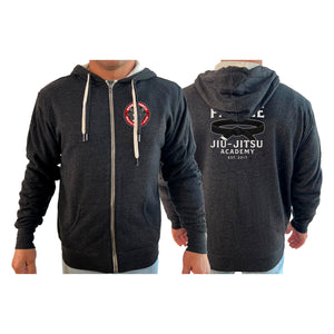 Andrew Pardee Brazilian Jiu-Jitsu Academy Sherpa Lined Zip-Up Hoodie #8089 A