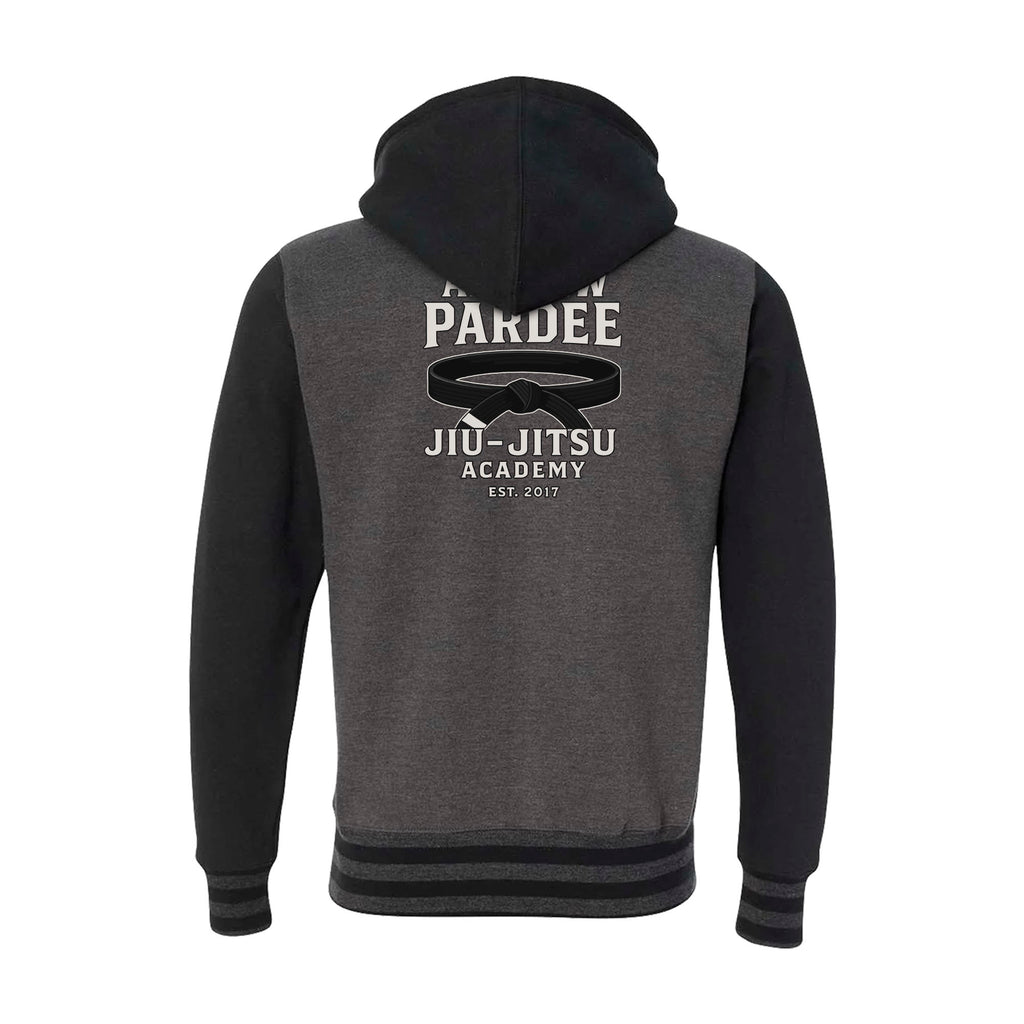 Andrew Pardee Brazilian Jiu-Jitsu Academy Varsity Zip-Up Hoodies #8089 A