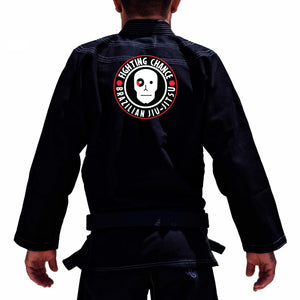 Fighting Chance BJJ Academy Gi - Black #101 A (Kids 8”)
