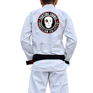 Fighting Chance BJJ Academy Gi - White #100 A (Adult 10”)