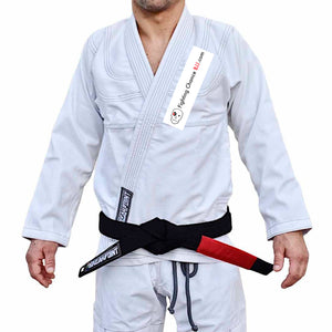 Fighting Chance BJJ Academy Gi - White #100 A (Adult 10”)