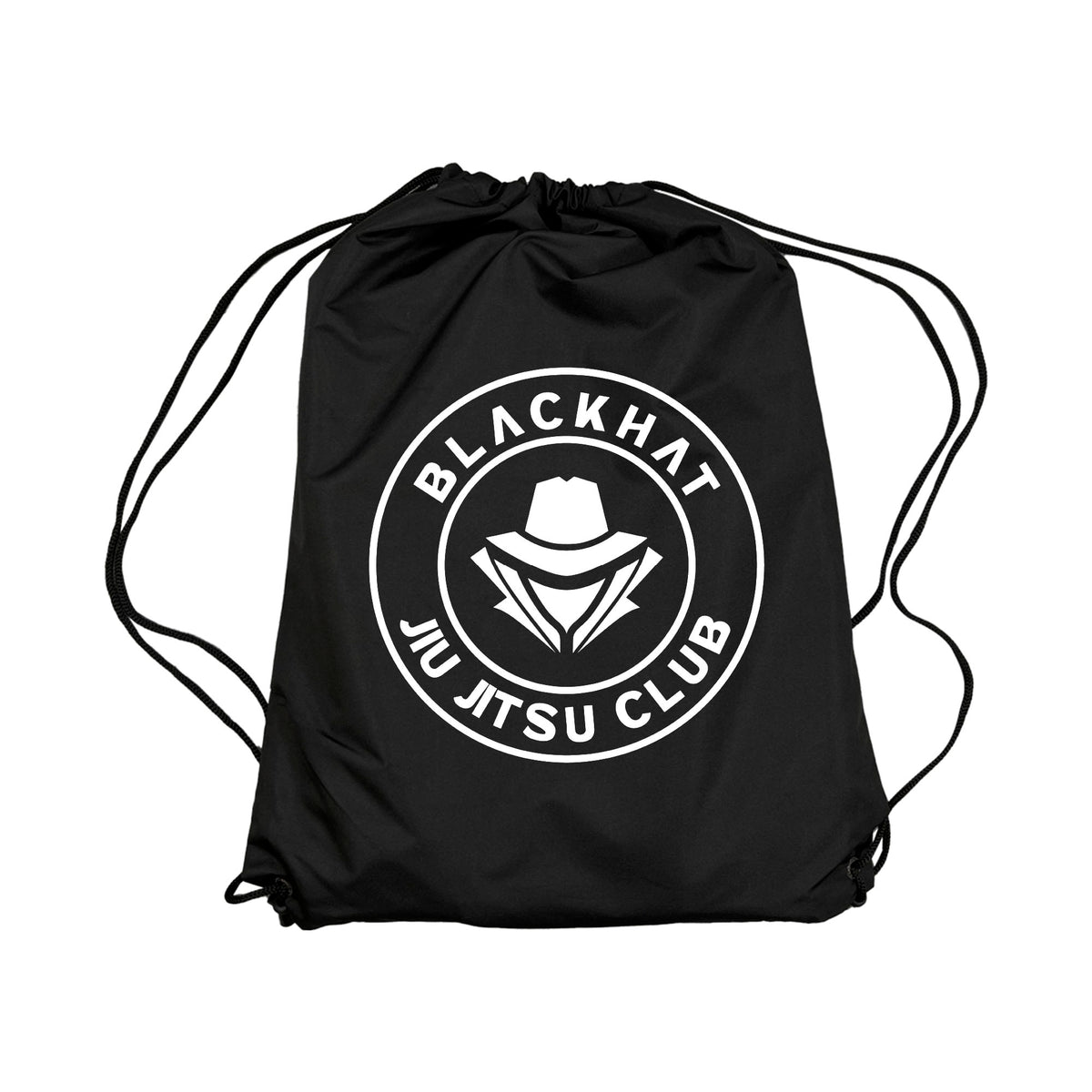 BlackHat Jiu Jitsu Club Academy Drawstring Bags #8092 A