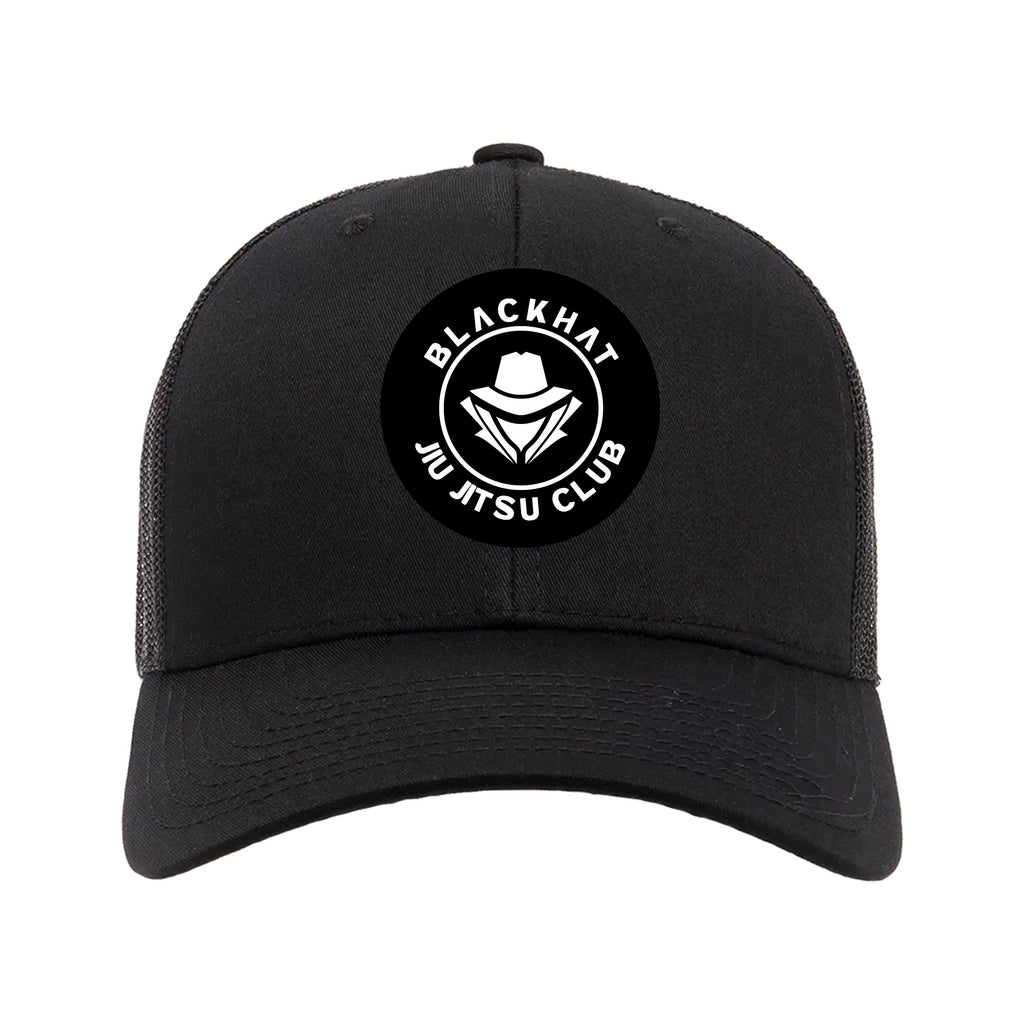 BlackHat Jiu Jitsu Club Academy Trucker Hat #8092 A
