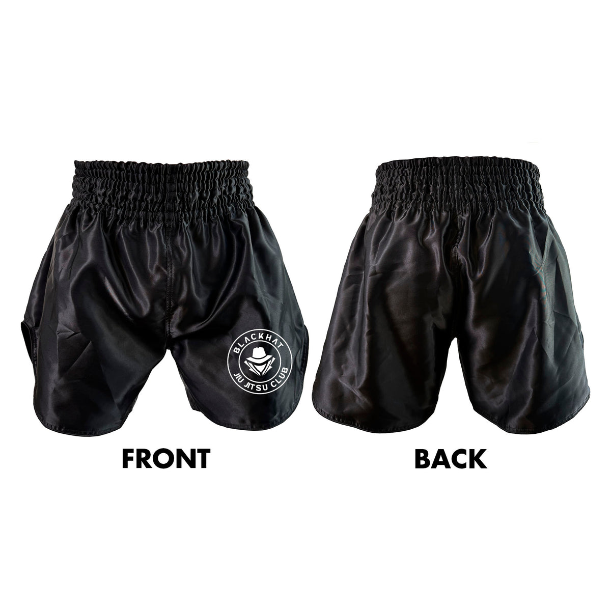 BlackHat Jiu Jitsu Club Muay Thai Shorts #8092 A
