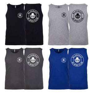 BlackHat Jiu Jitsu Club Next Level Tank Tops #8092 A
