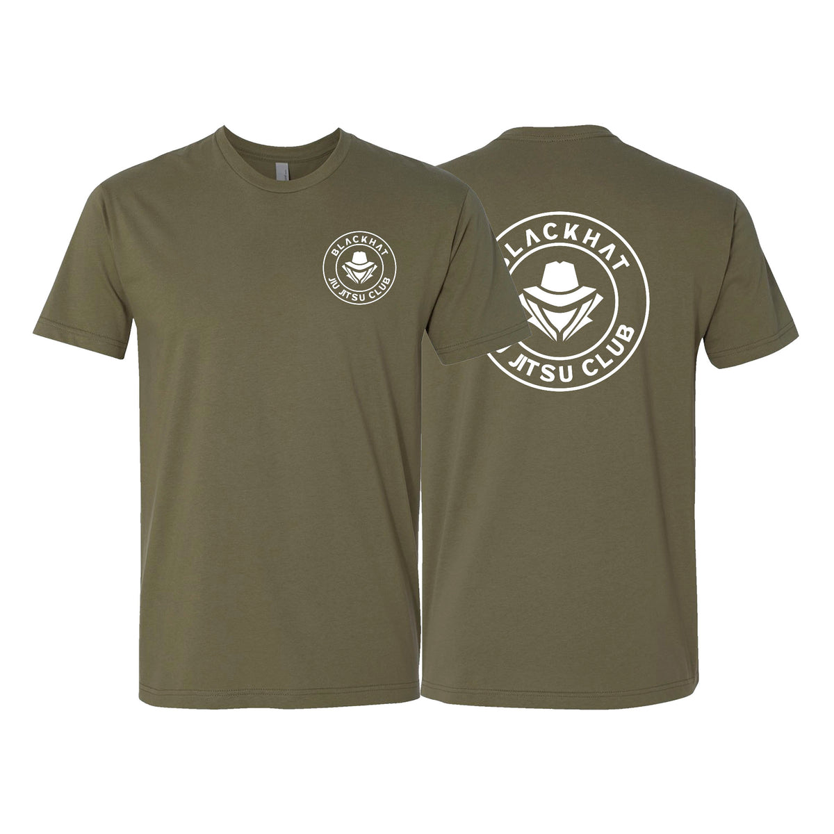 BlackHat Jiu Jitsu Club Next Level Adult Shirts #8092 A
