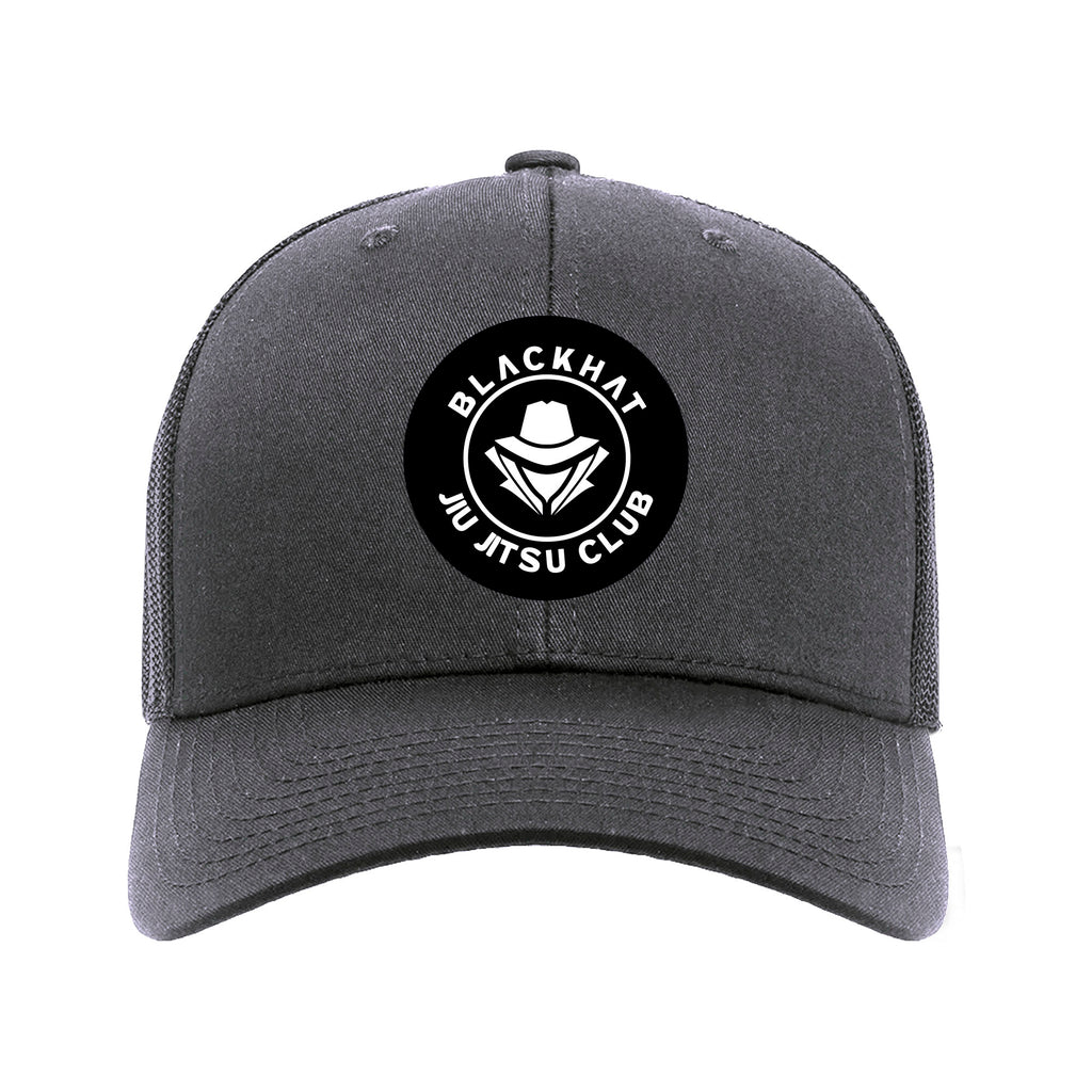 BlackHat Jiu Jitsu Club Academy Trucker Hat #8092 A