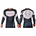 Peak Performance Academy Rash Guards Black/White #8093 A
