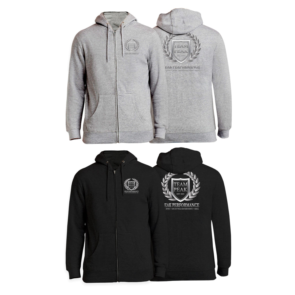Peak Performance Academy Zip-Up Hoodies #8093 A