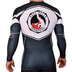 Rare Breed MMA Academy Rash Guards Black/White  #8095 A