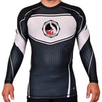 Rare Breed MMA Academy Rash Guards Black/White  #8095 A