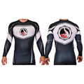 Rare Breed MMA Academy Rash Guards Black/White  #8095 A