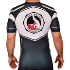 Rare Breed MMA Academy Rash Guards Black/White  #8095 A