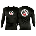 Rare Breed MMA All Black Custom Rash Guards Long Sleeves #8095 A