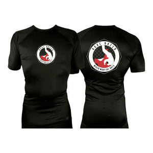 Rare Breed MMA All Black Custom Rash Guards Short Sleeves #8095 A