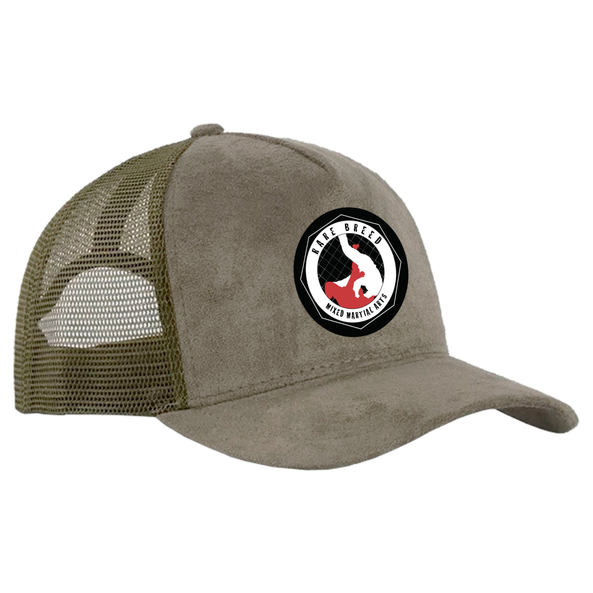 Rare Breed MMA Suede Trucker Hat #8095 A