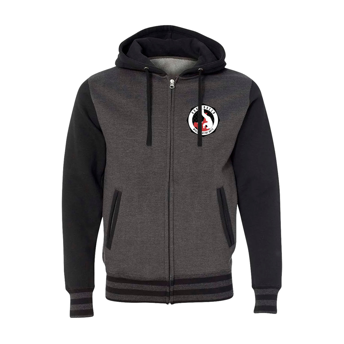 Rare Breed MMA Academy Varsity Zip-Up Hoodies #8095 A