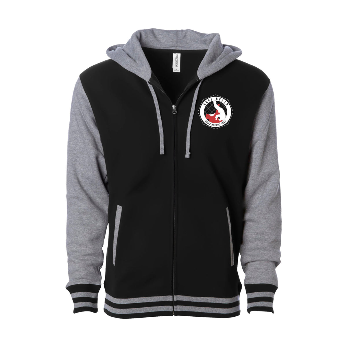 Rare Breed MMA Academy Varsity Zip-Up Hoodies #8095 A