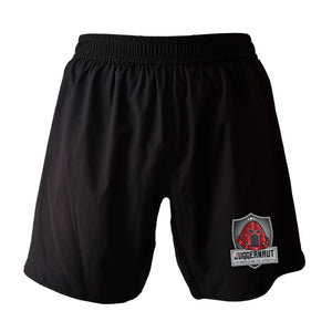 Juggernaut BJJ All Black Custom Shorts 2.0 #8096 A